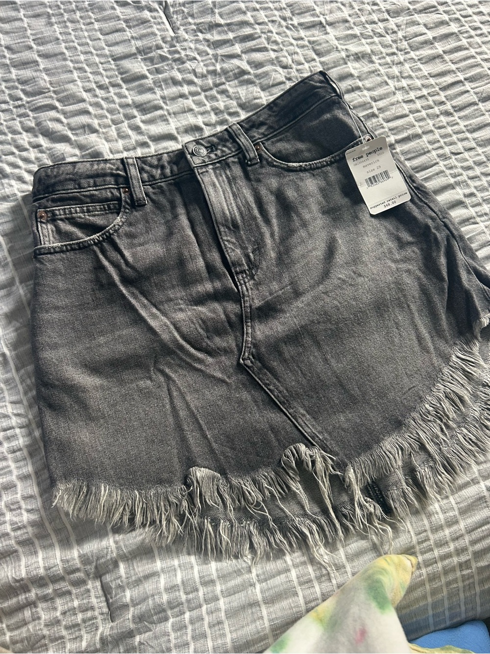 Free People denim skirt new